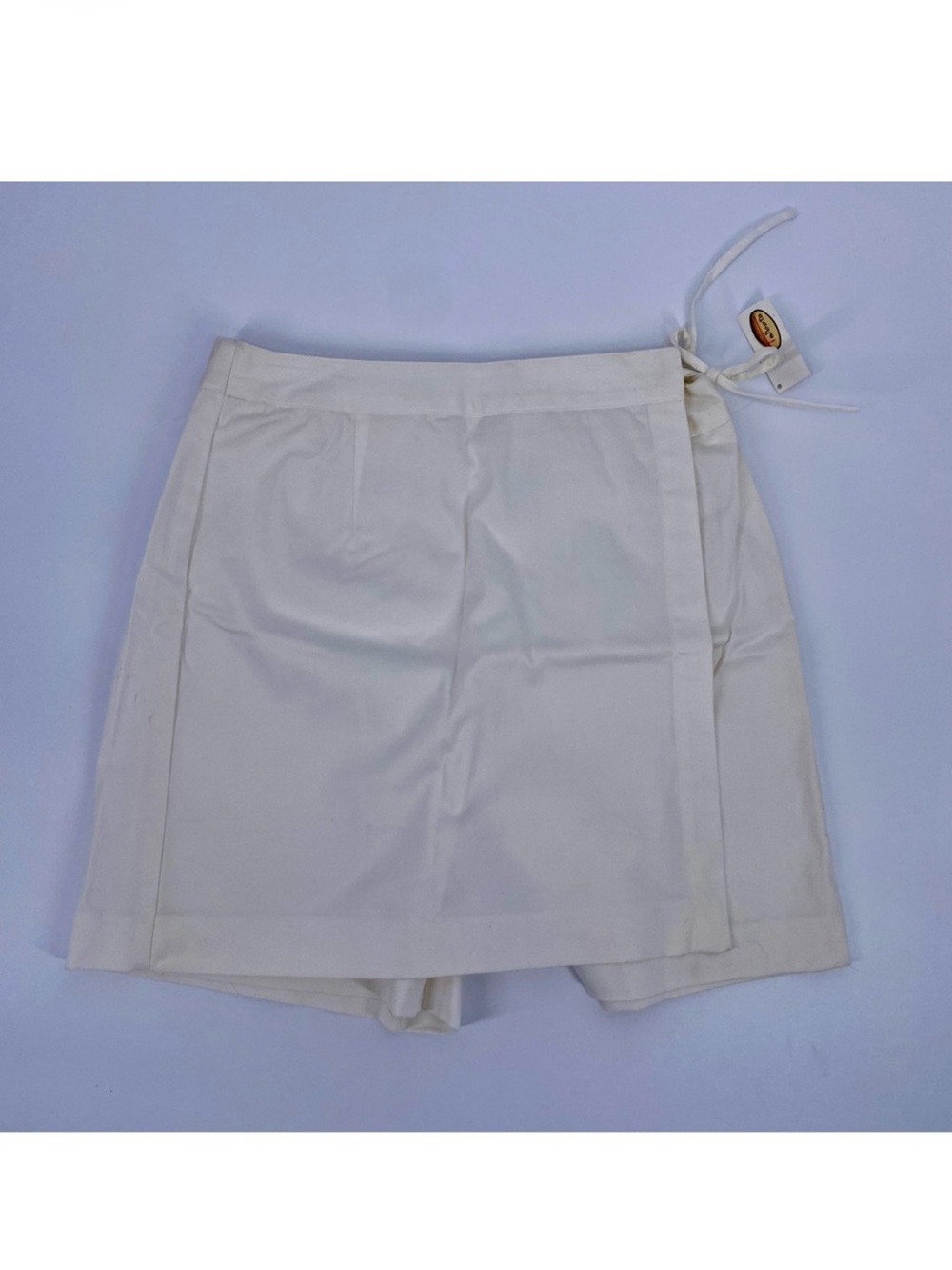 Talbots NWT Stretch Cotton Wrap Skort – Ivory, Size 10